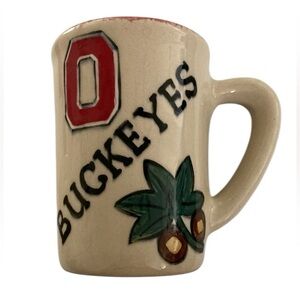 Liberty Pottery OHIO buckeyes mug handmade hoscoe village “Becky”